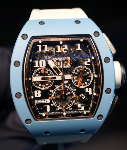 Richard Mille Replica Watch RM 011 Blue Ceramic